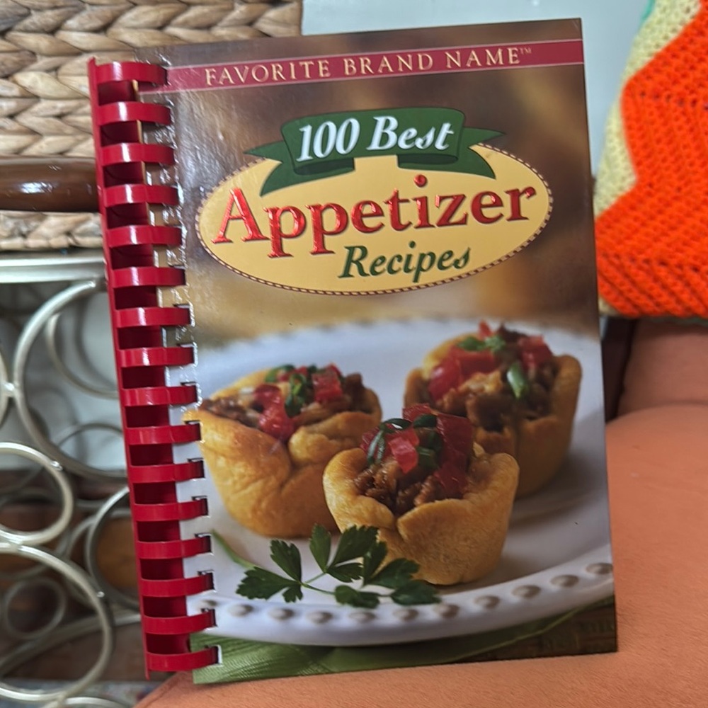 🍔🌮🍖🧀🍇Appetizer Recipes Cookbook - Red